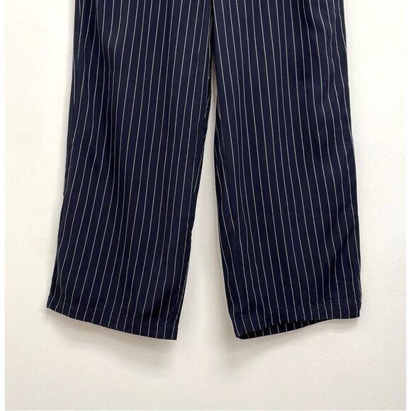 Eileen Fisher Cropped Wide Leg Tencel Pants Elastic Waist Lightweight - Large - Picture 11 of 14